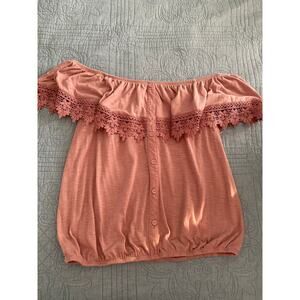 Womens Top Pink Used in Great Shape Size Large